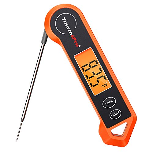 ThermoPro TP19H Digital Meat Thermometer for Cooking with Ambidextrous Backlit and Motion Sensing Kitchen Cooking Food Thermometer for BBQ Grill...