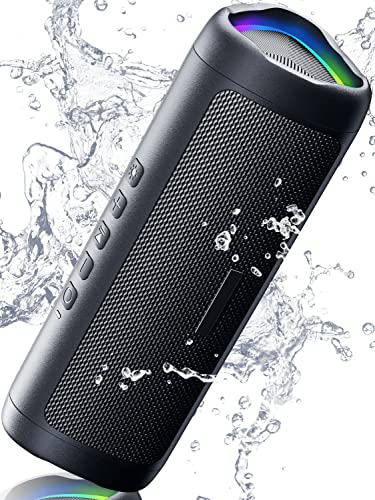 Bluetooth Speaker with HD Sound, Portable Wireless, IPX5 Waterproof, Up to 20H Playtime, TWS Pairing, BT5.3, for Home/Party/Outdoor/Beach,...