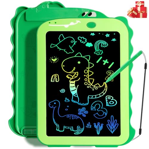 Teriph LCD Writing Tablet for Kids, Colorful Toddlers Toys Drawing Board, Educational Kid Toys, Doodle Pad Dinosaur Toys for 2 3 4 5 6 7 8 Year...